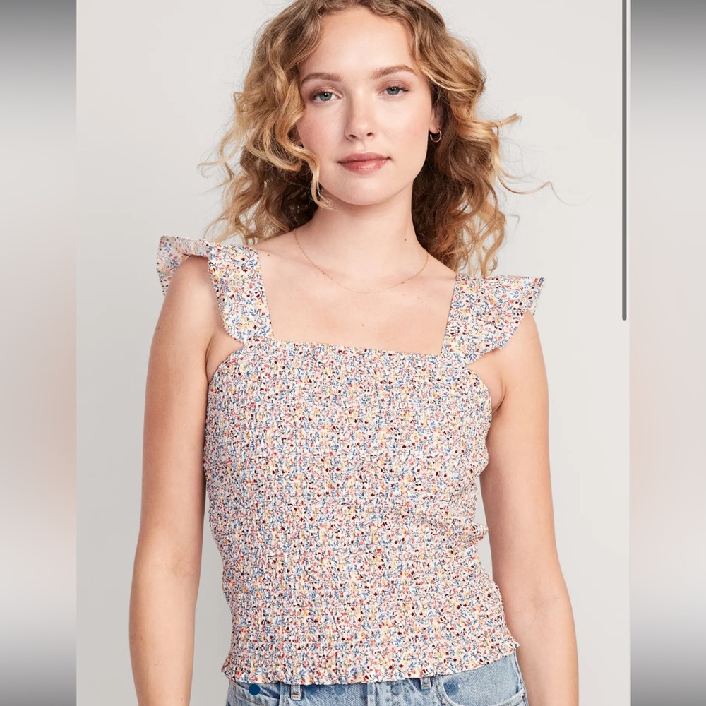 Old Navy S Floral Tank Top